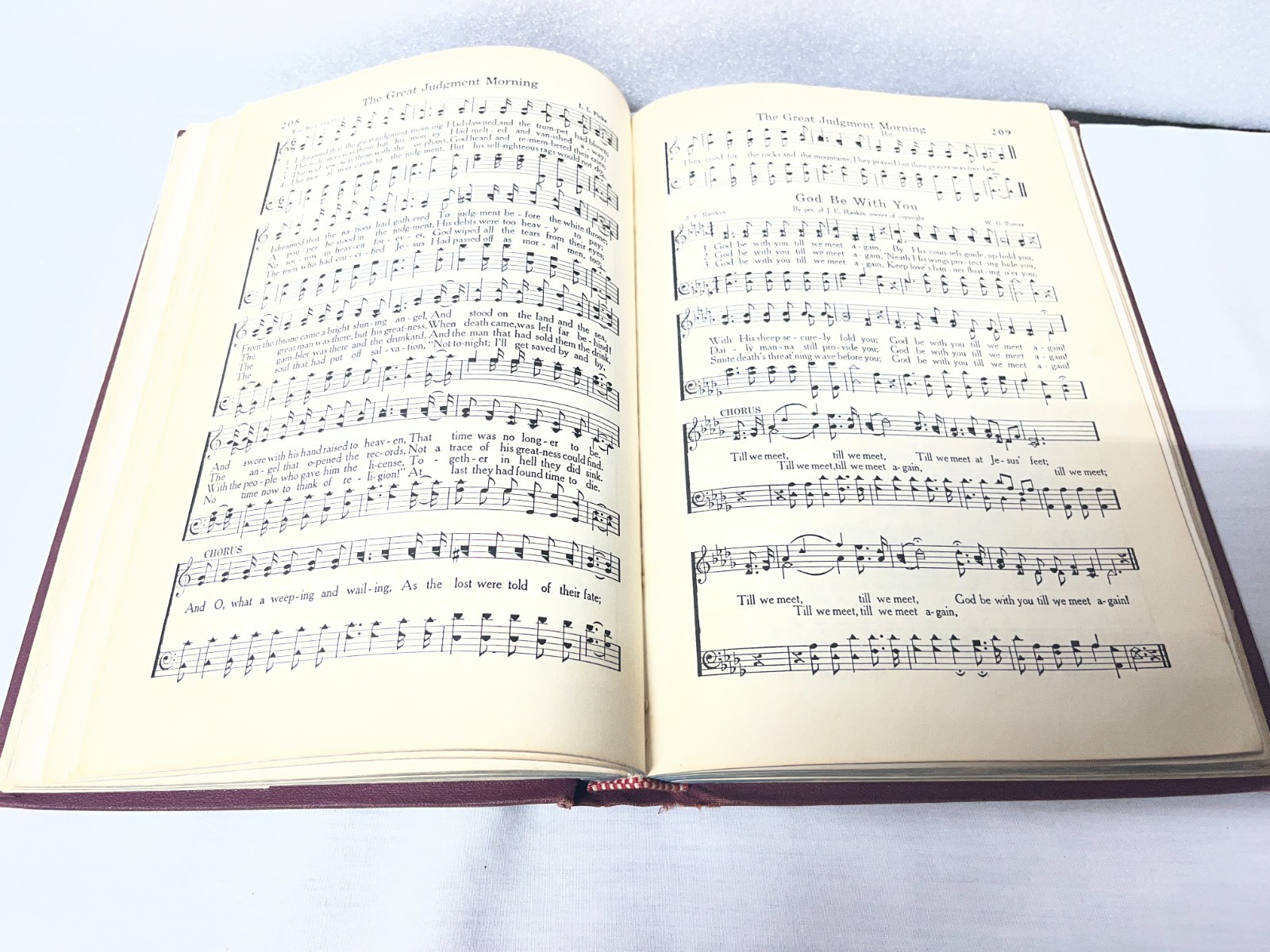 CHURCH HYMNAL SHAPED NOTES ONLY 1951 HARDBACK TENNESSEE MUSIC