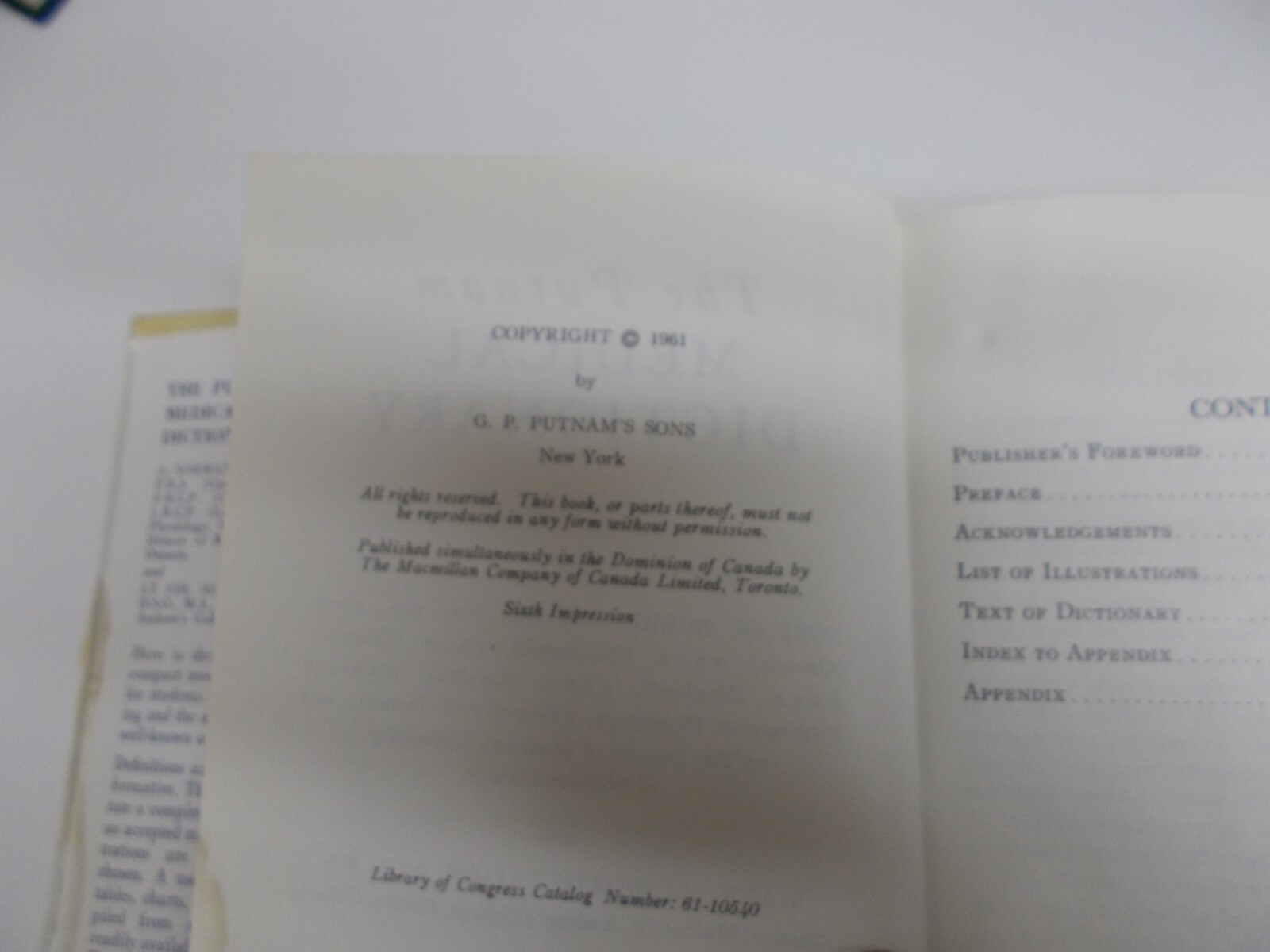 % 1961 The Putnam Medical Dictionary by Norman Taylor and Allen Taylor