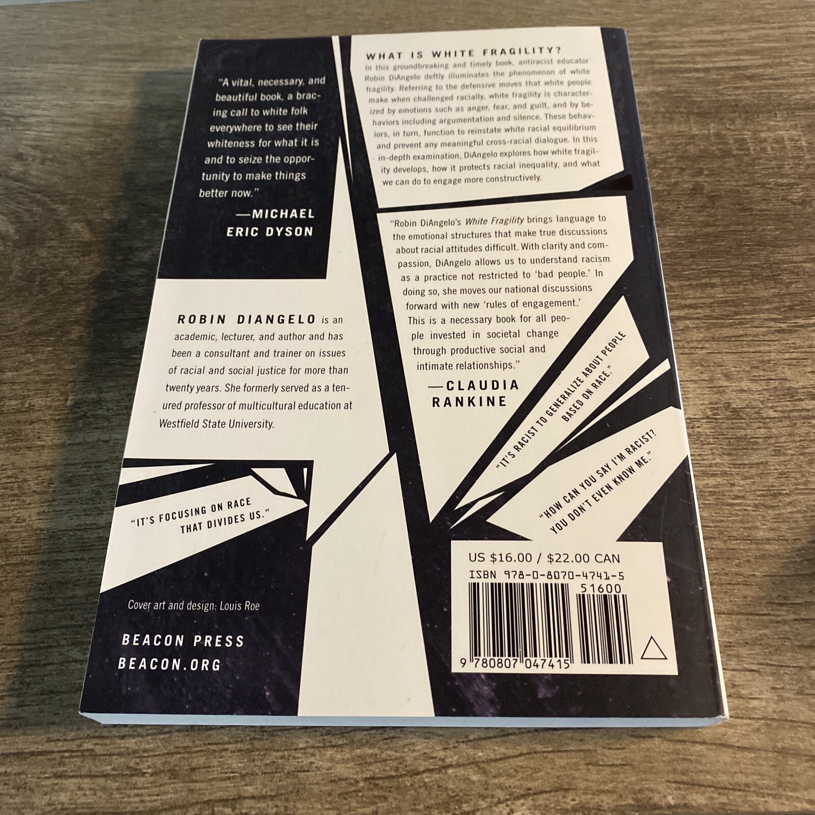 White Fragility by Robin Diangelo paperback Free USA Shipping