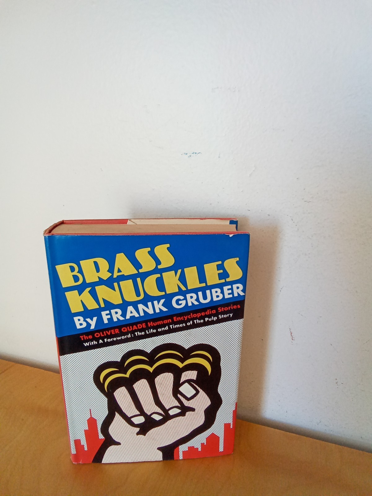 BRASS KNUCKLES-FRANK GRUBER-HC/DJ-1st 1966-SHERBOURNE PRESS