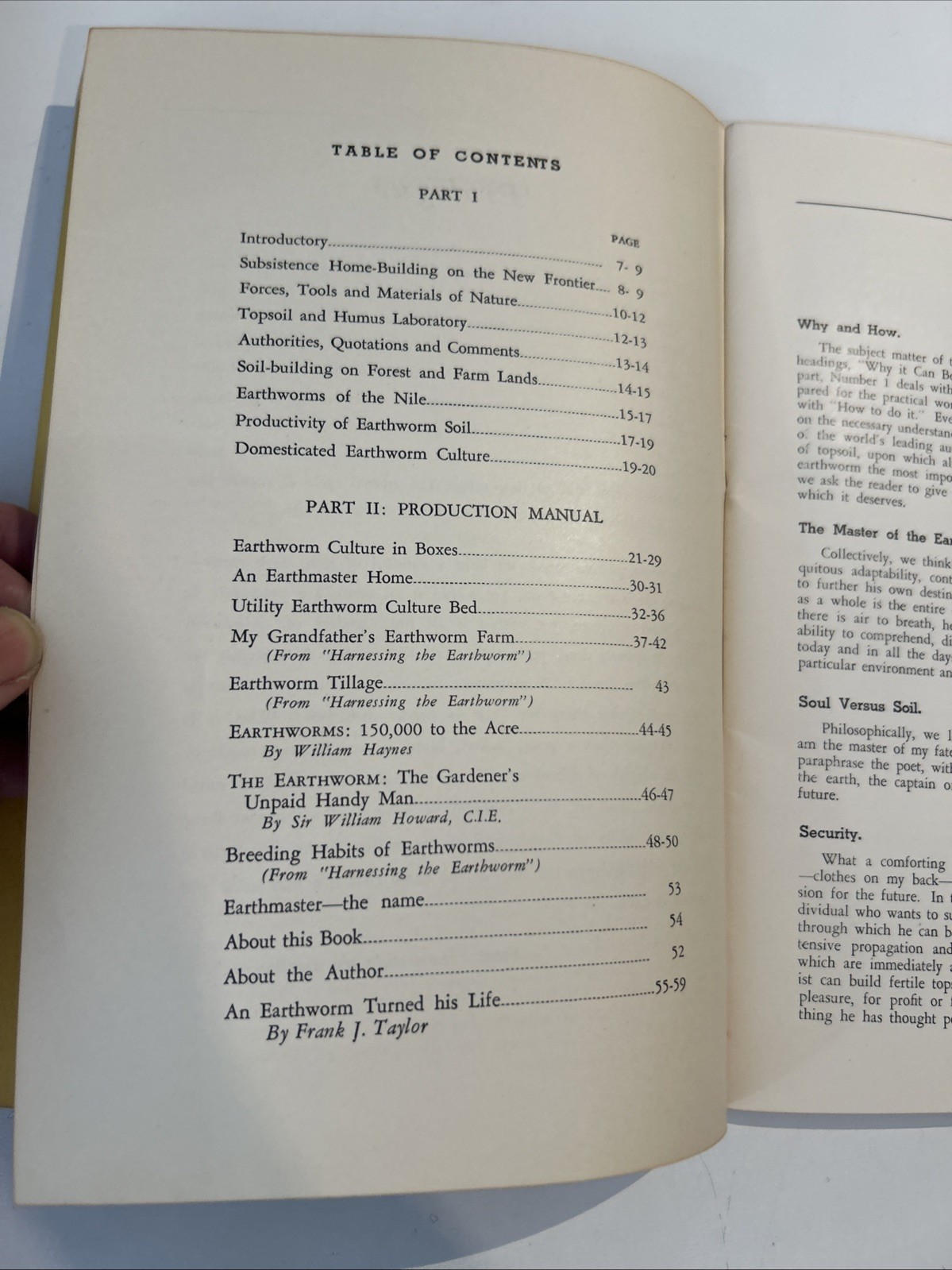 Earthworms, Their Intensive Propagation and Use… Soil-Building:, T. Barrett,1948