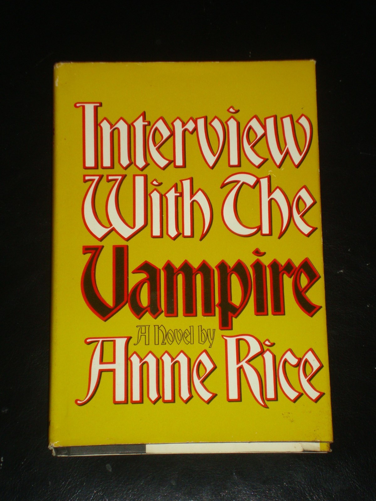 INTERVIEW WITH THE VAMPIRE by Anne Rice 1976 Hardcover BOOK CLUB MADE INTO MOVIE