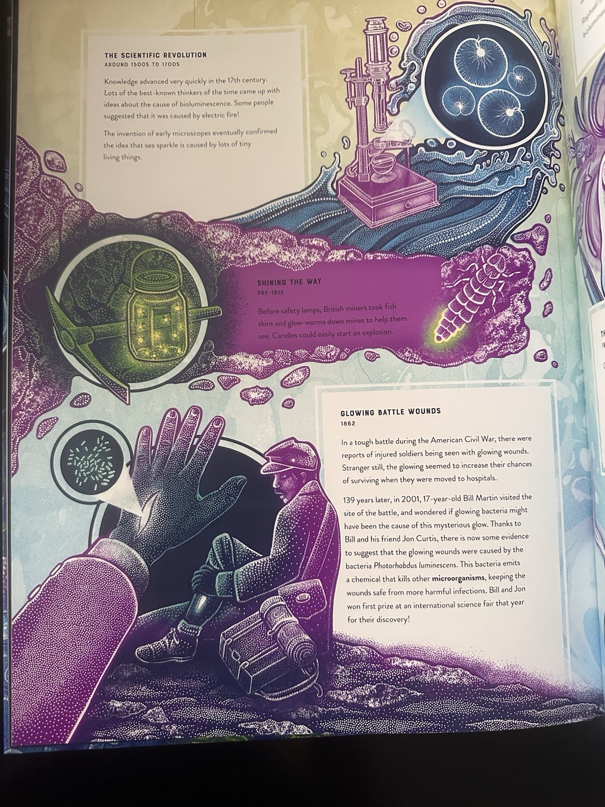 Glow: Wild Wonders of Bioluminescence Jennifer N.R. Smith Hardcover, Ages 9-12