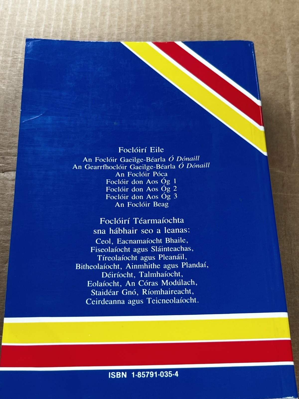 English-Irish Dictionary : With Terminological Additions and Corrections
