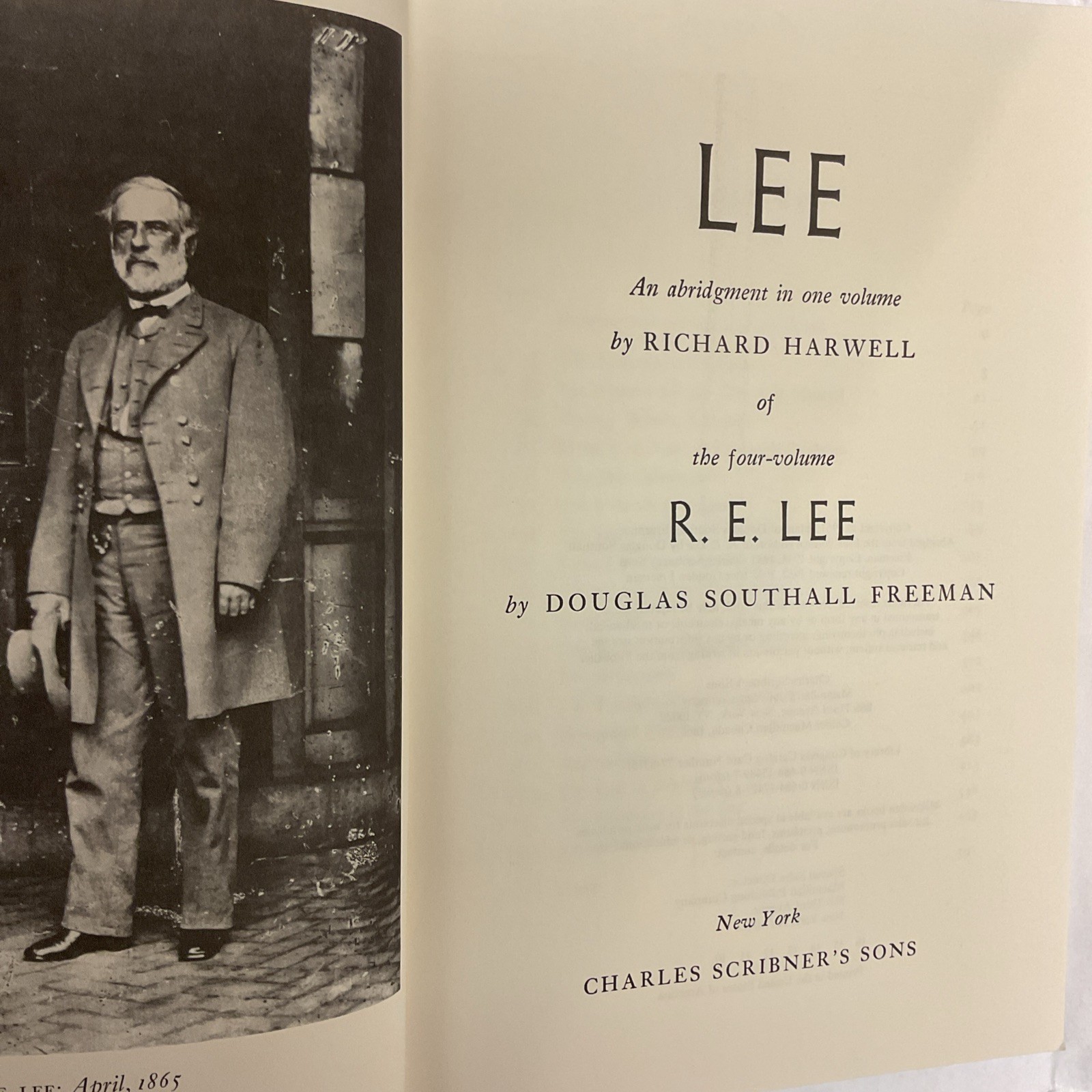 Lee: An Abridgement in One Volume