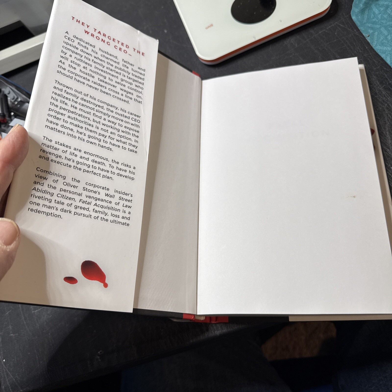 FATAL ACQUISITION BY JAMES COTERA 2021 1ST EDITION SIGNED Personal Copy