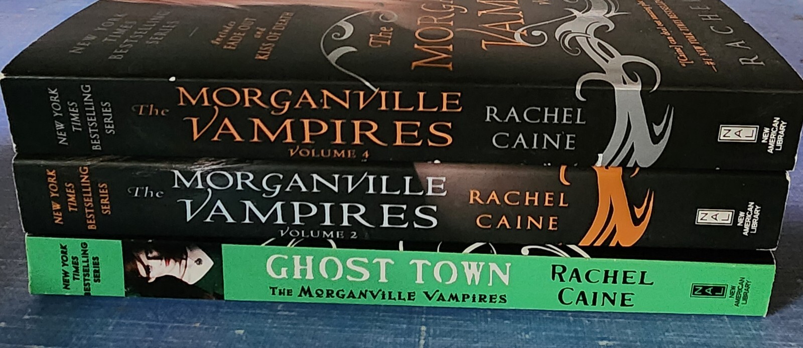 3 PB Volumes Of The Morganville Vampires 5 Full Novels (3,4,7,8,9) In 3 Books
