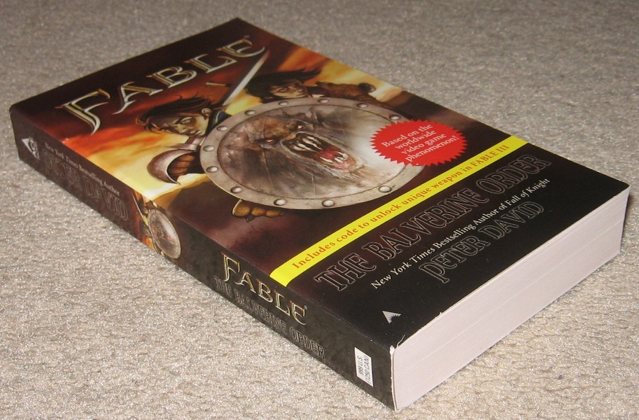 Fable Balverine Order BOOK by Peter David Xbox/360/One/Series/X/S i ii iii 1 2 3