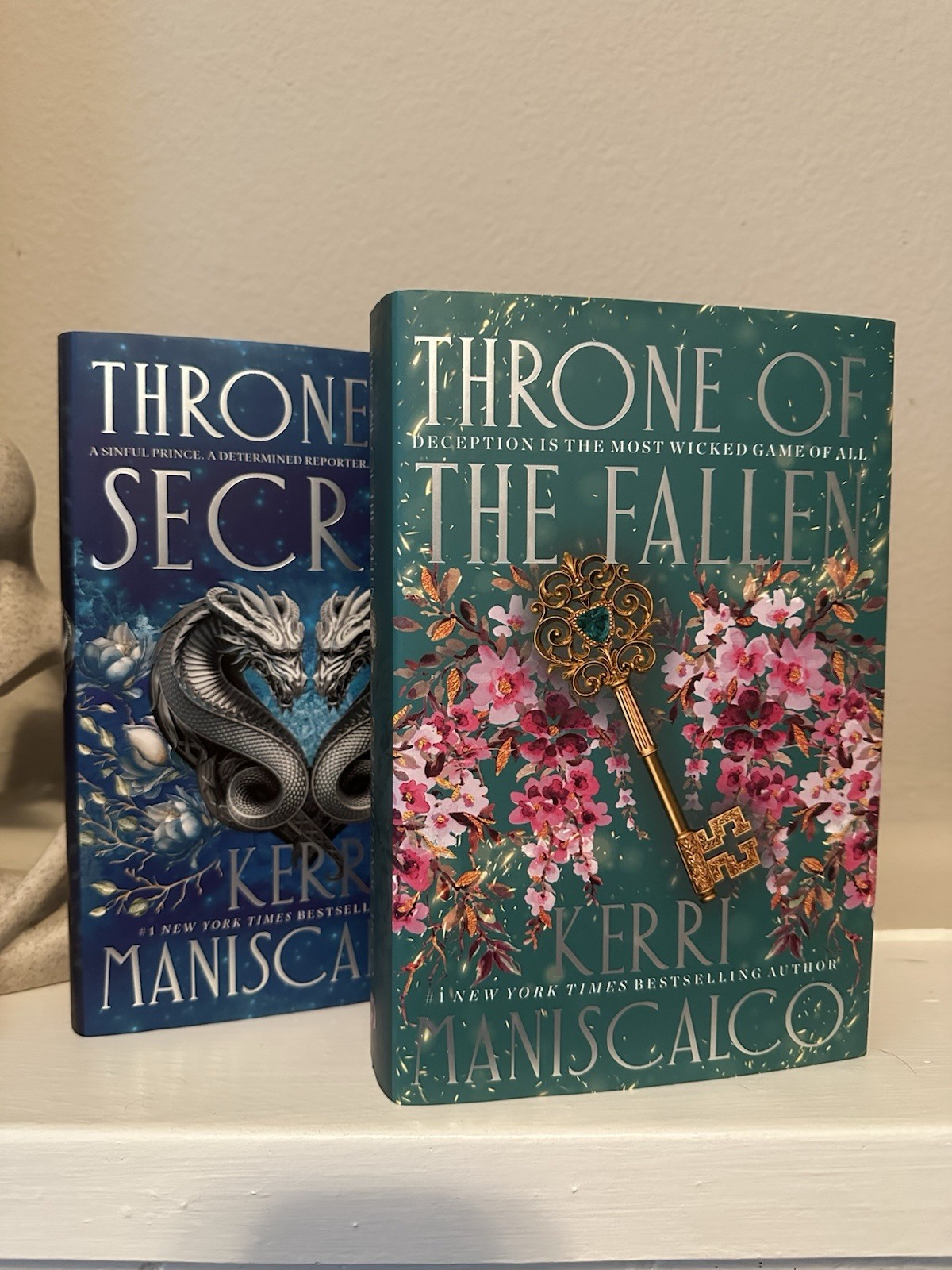 Fairyloot Throne of the Fallen and Throne of Secrets by Kerri Maniscalco