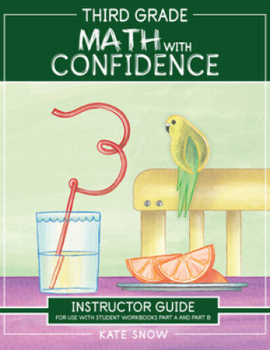Third Grade Math with Confidence Instructor Guide – Paperback – GOOD