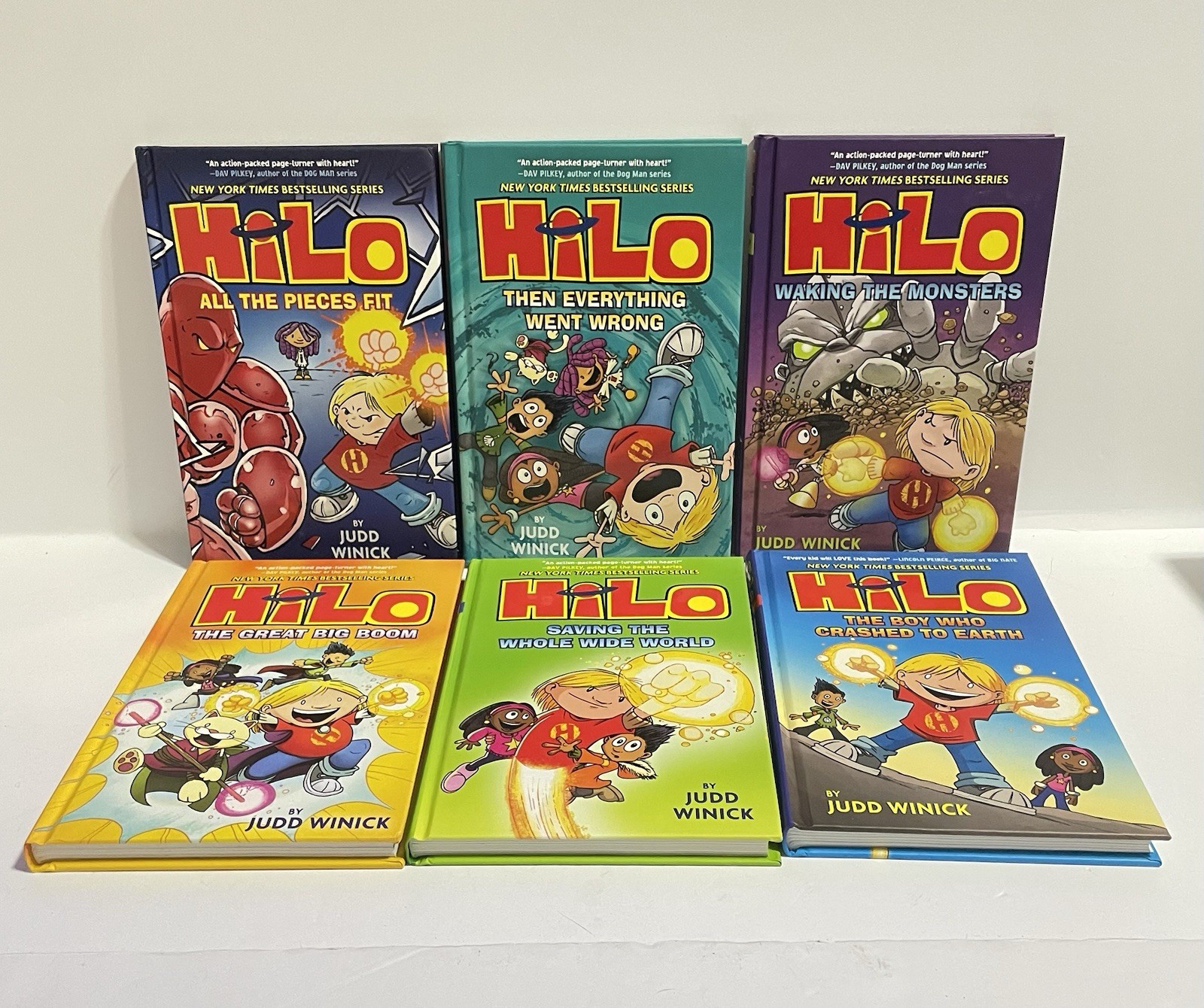 Hilo The Great Big Box Set Books 1-6 Hardcover Graphic Novel Judd Winick Comic