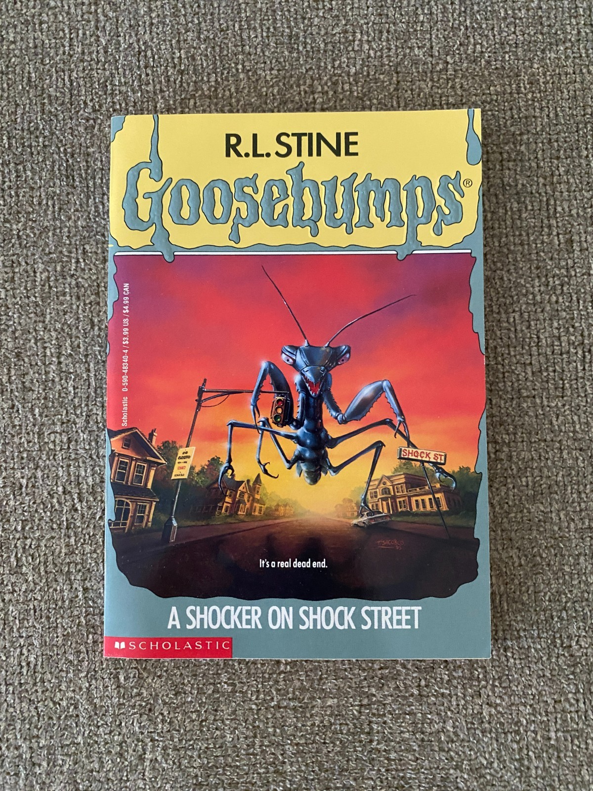 Like New 5th print Goosebumps #35 A Shocker on Shock Street ~ R.L. Stine