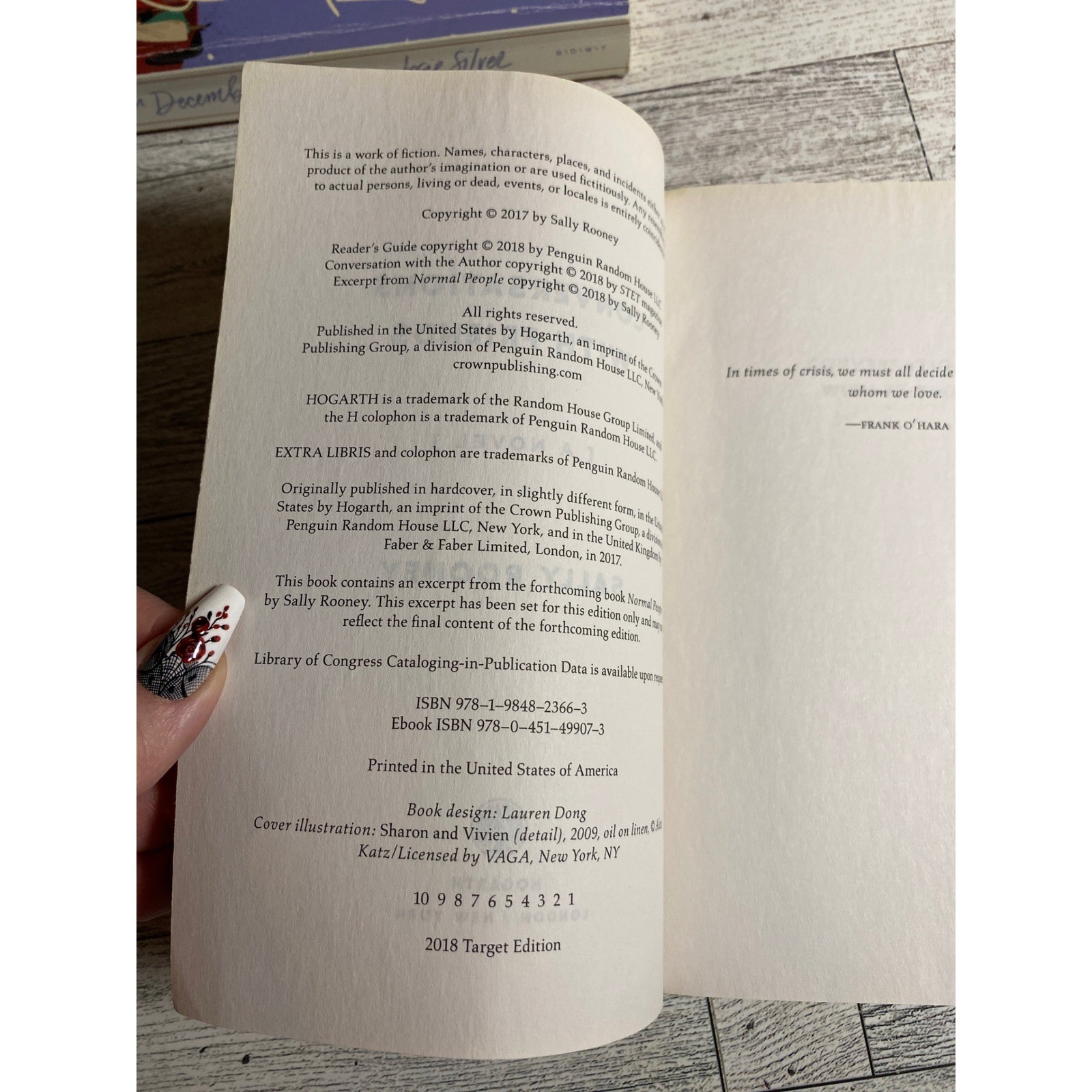 Conversations with Friends Sally Rooney 2018 Target Edition Paperback Novel