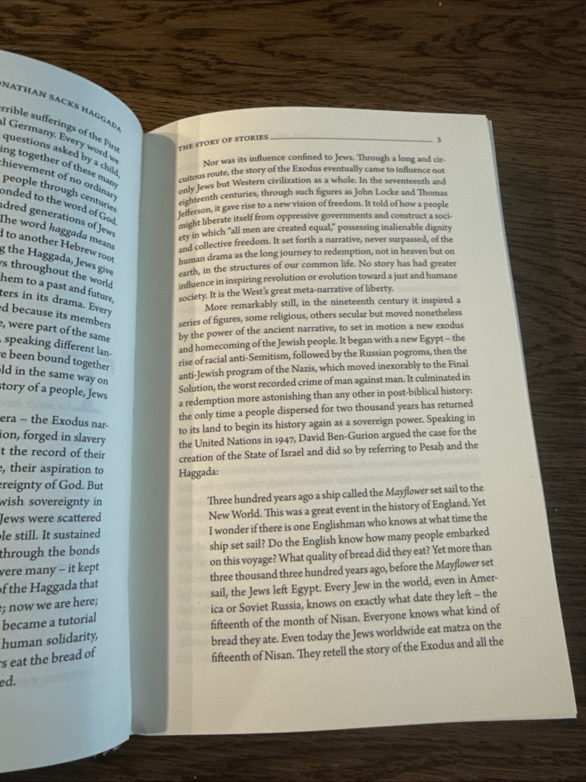 The Jonathan Sacks Haggada Collected Essays On Pesah by J. Sacks Hardcover