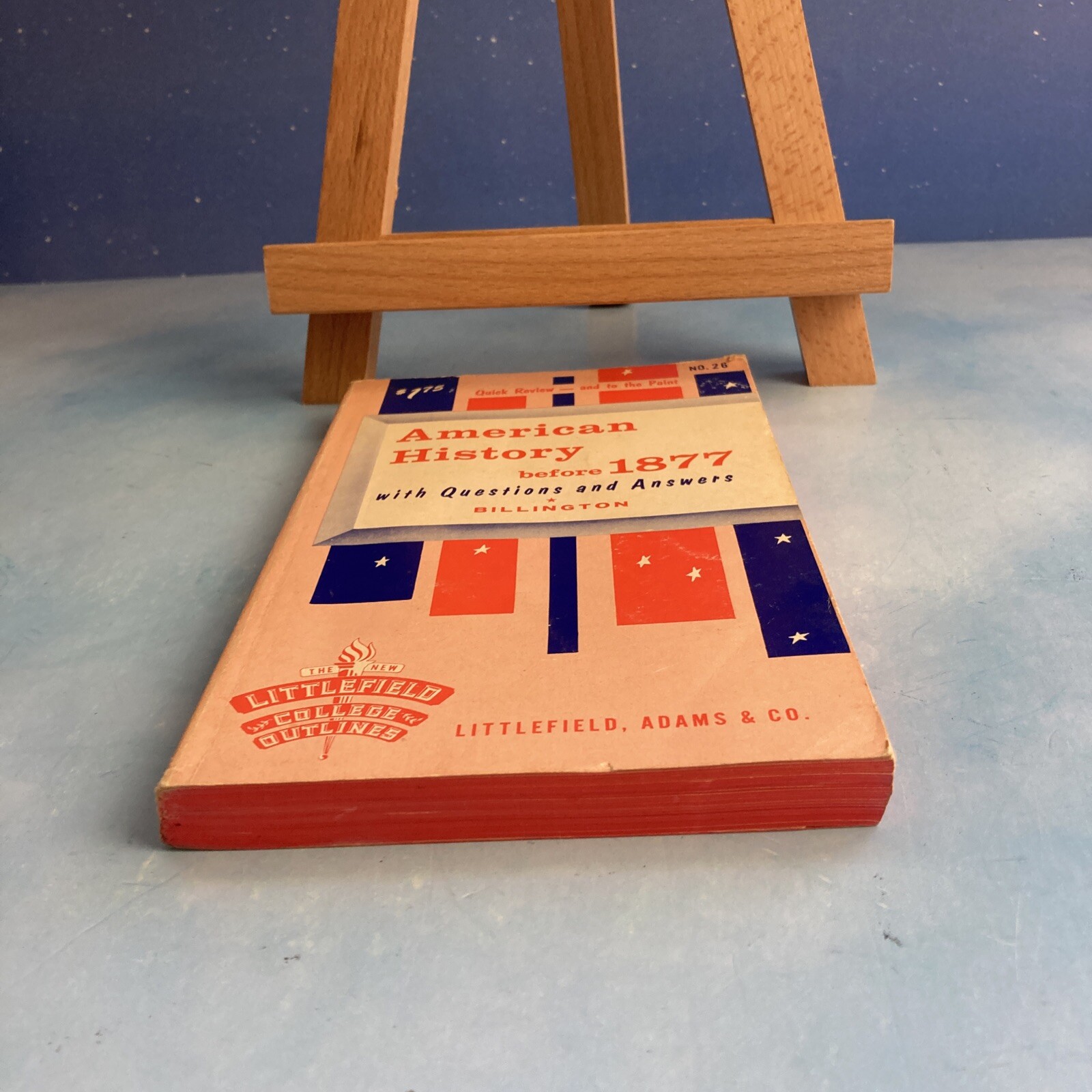 American History Before 1877~W/ Questions & Answers~Ray Billington~VINTAGE 1964!