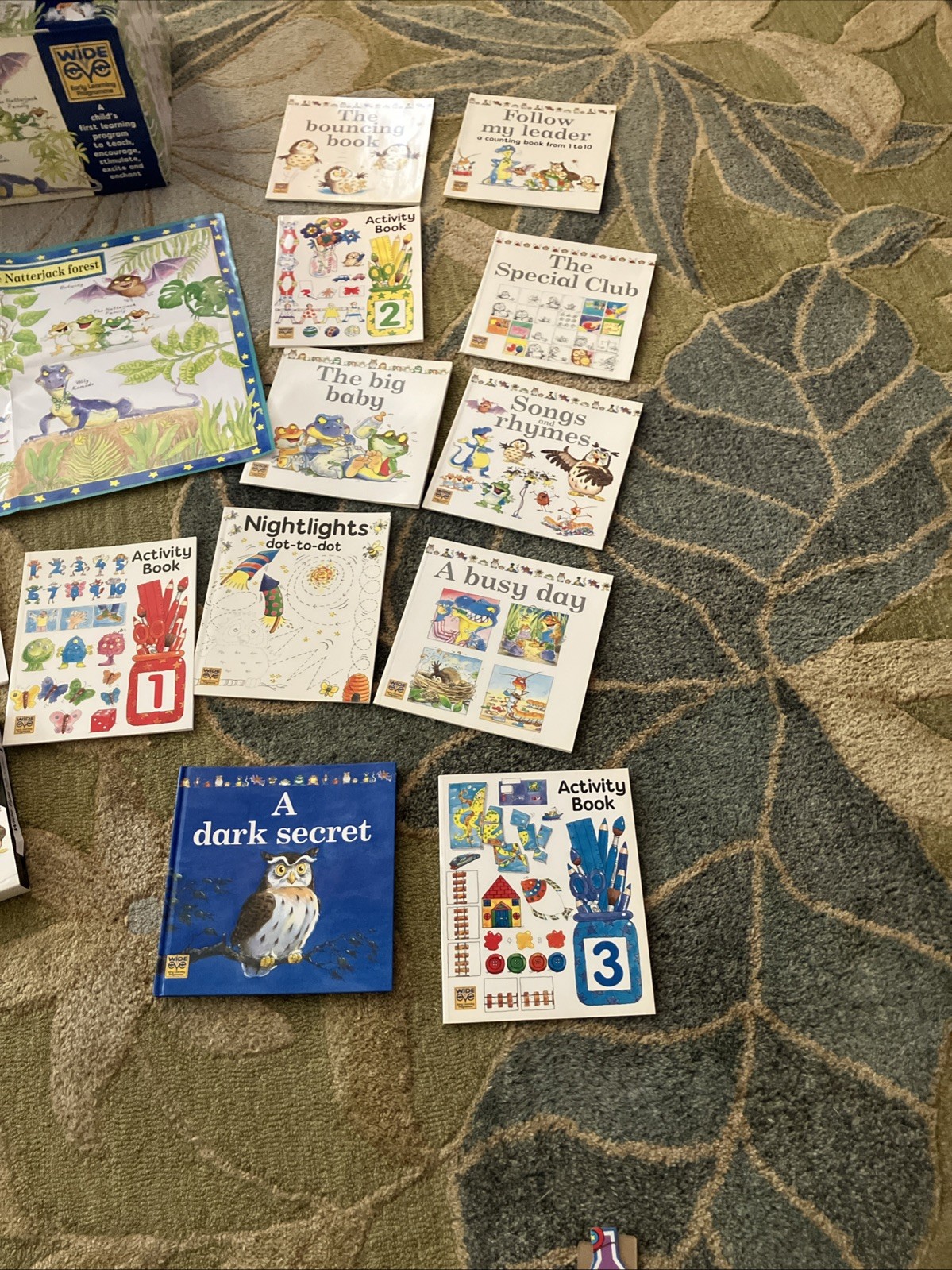 Wide Eyed Early Learning Program Kit for Toddlers Ages Books And Videos