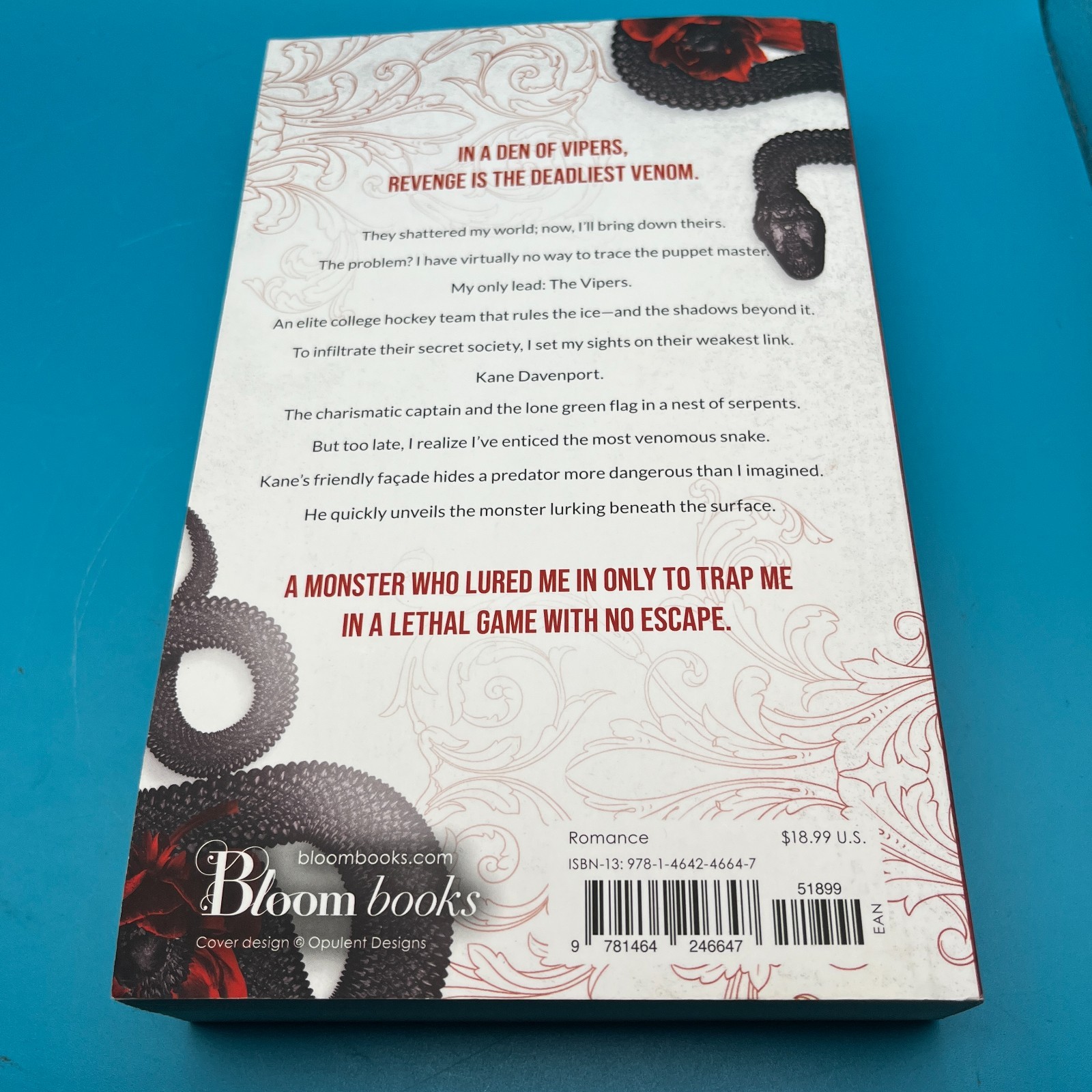Beautiful Venom (Standard Edition): a Dark Hockey Romance (Vipers, 1)