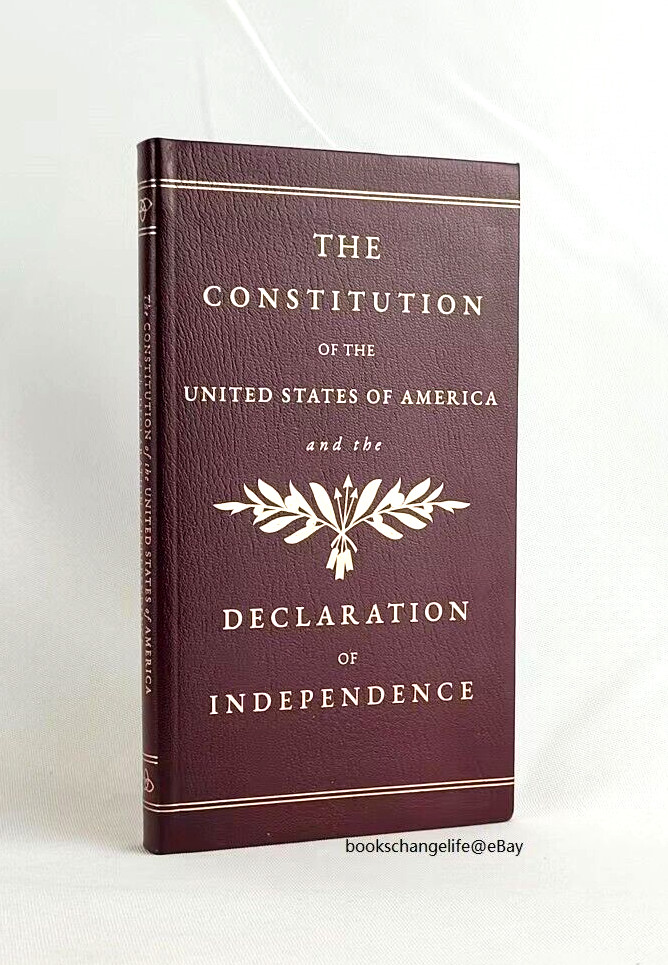 THE CONSTITUTION OF THE USA & DECLARATION OF INDEPENDENCE Pocket Leather (7″x4″)