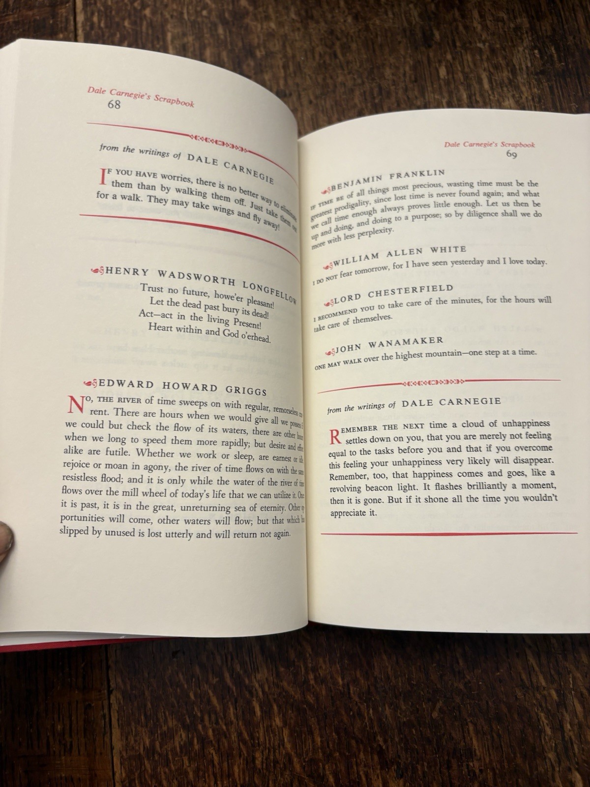 Dale Carnegie’s Scrapbook , Hardcover by Dale Carnegie: VeryGood
