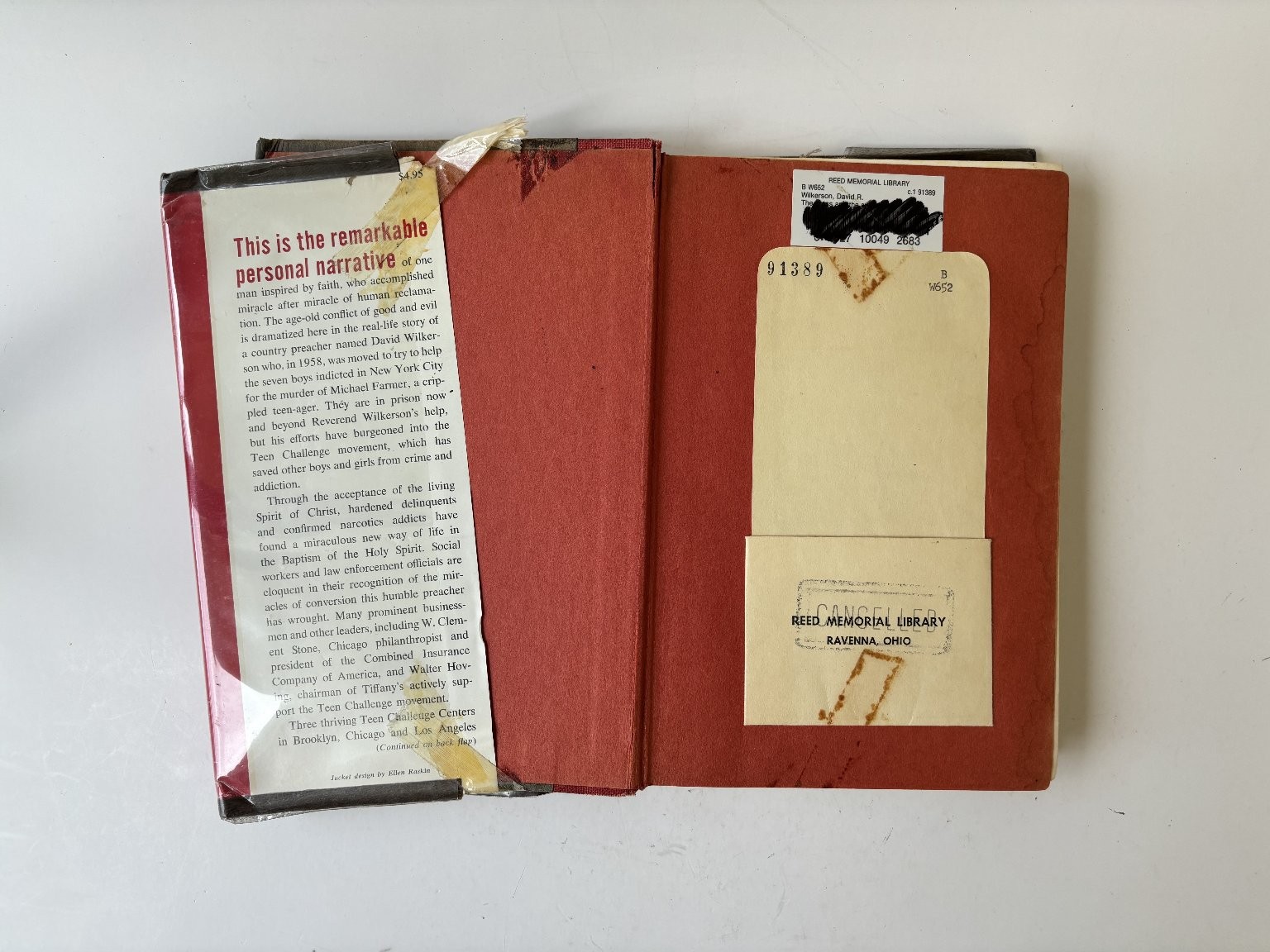 The Cross and the Switchblade David Wilkerson 1963 Tenth Printing Christian