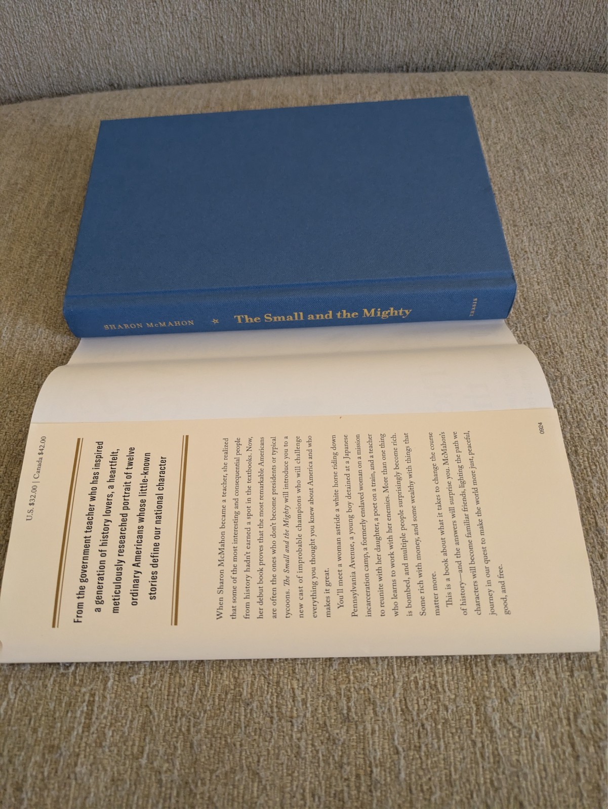 Small and the Mighty | Sharon McMahon | 2024 HC | 1st Edition | Civil Rights!