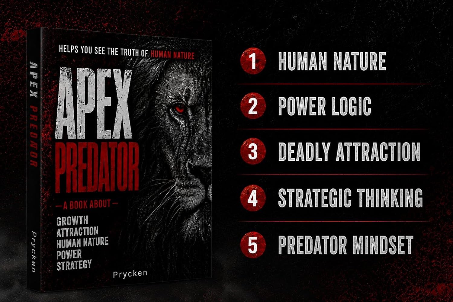Apex Predator Book Human Nature Power Strategy Attraction Growth Emotional Intel