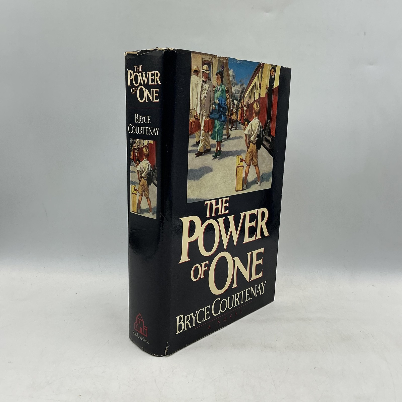 Vintage The Power Of One Bryce Courtenay Random House Black HC DJ 1989 1st Ed