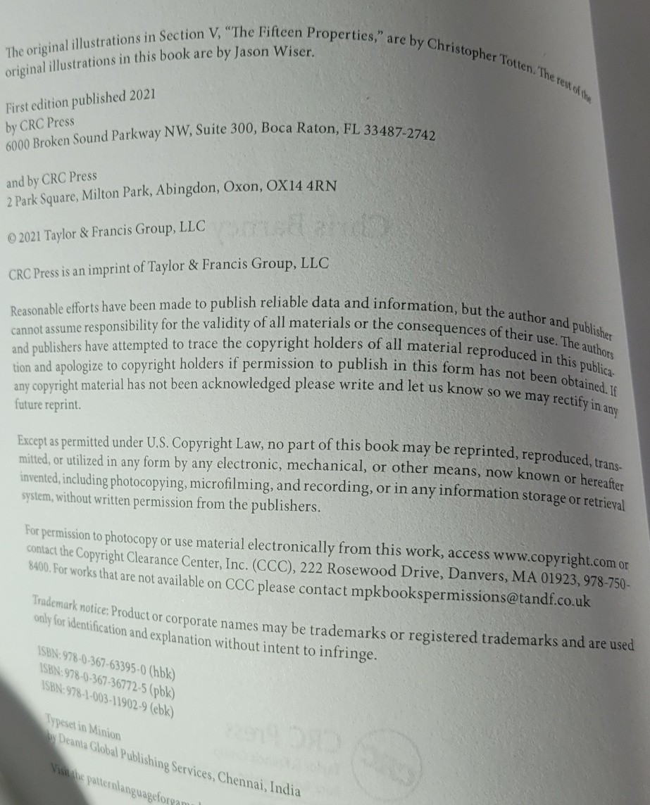 Pattern Language for Game Design Barney, Christopher CRC Press