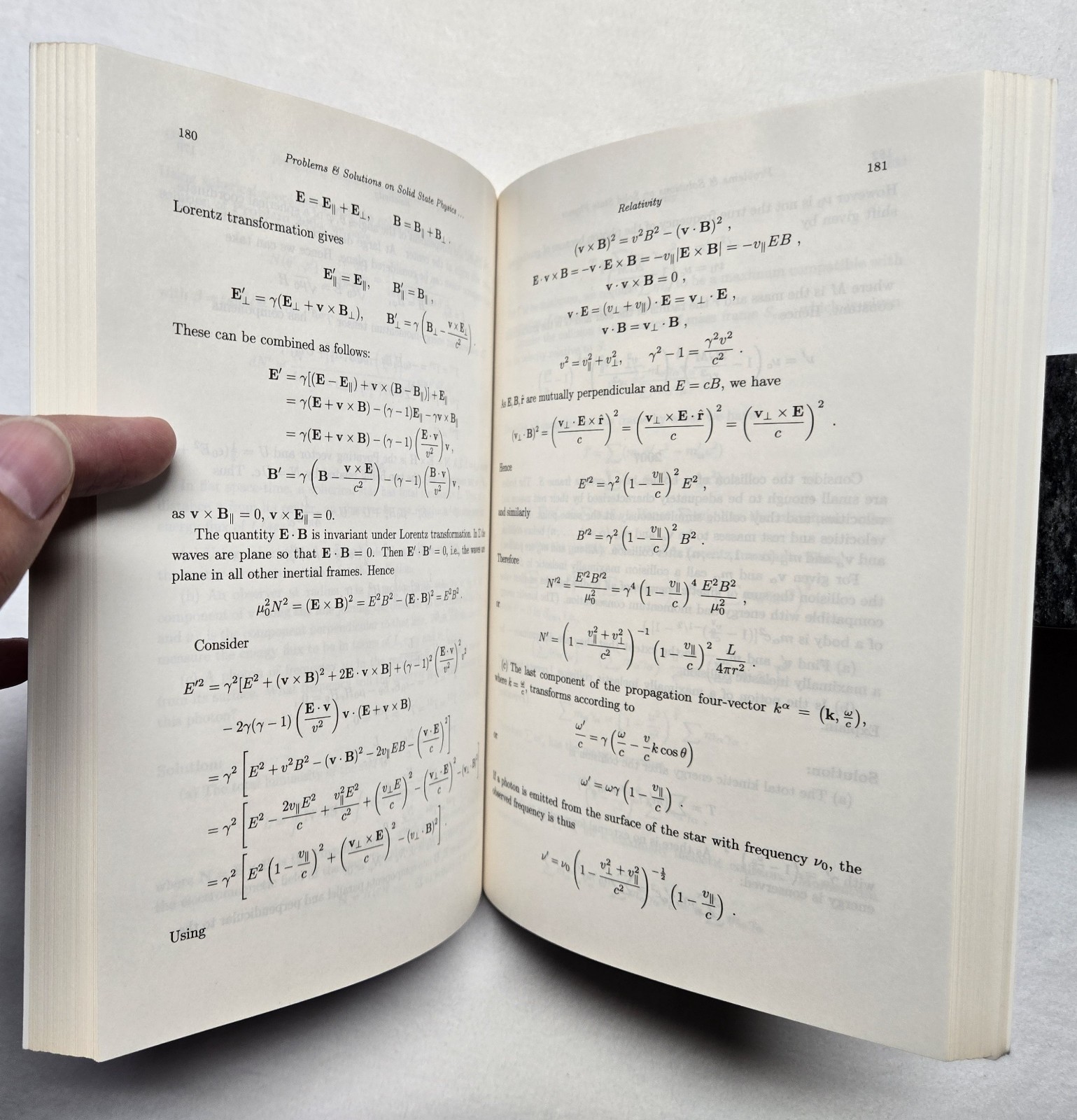 Problems & Solutions On Solid State Physics, Relativity And Miscellaneous Topics