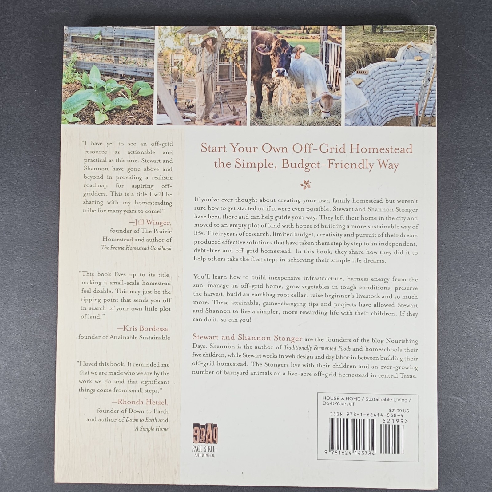 The Doable Off-Grid Homestead: Cultivating a Simple Life by Hand 2018 Stonger