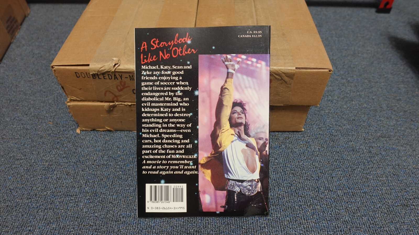 Moonwalker: The Storybook by Jackson Michael Book DOUBLEDAY NOS NEW CASE FRESH