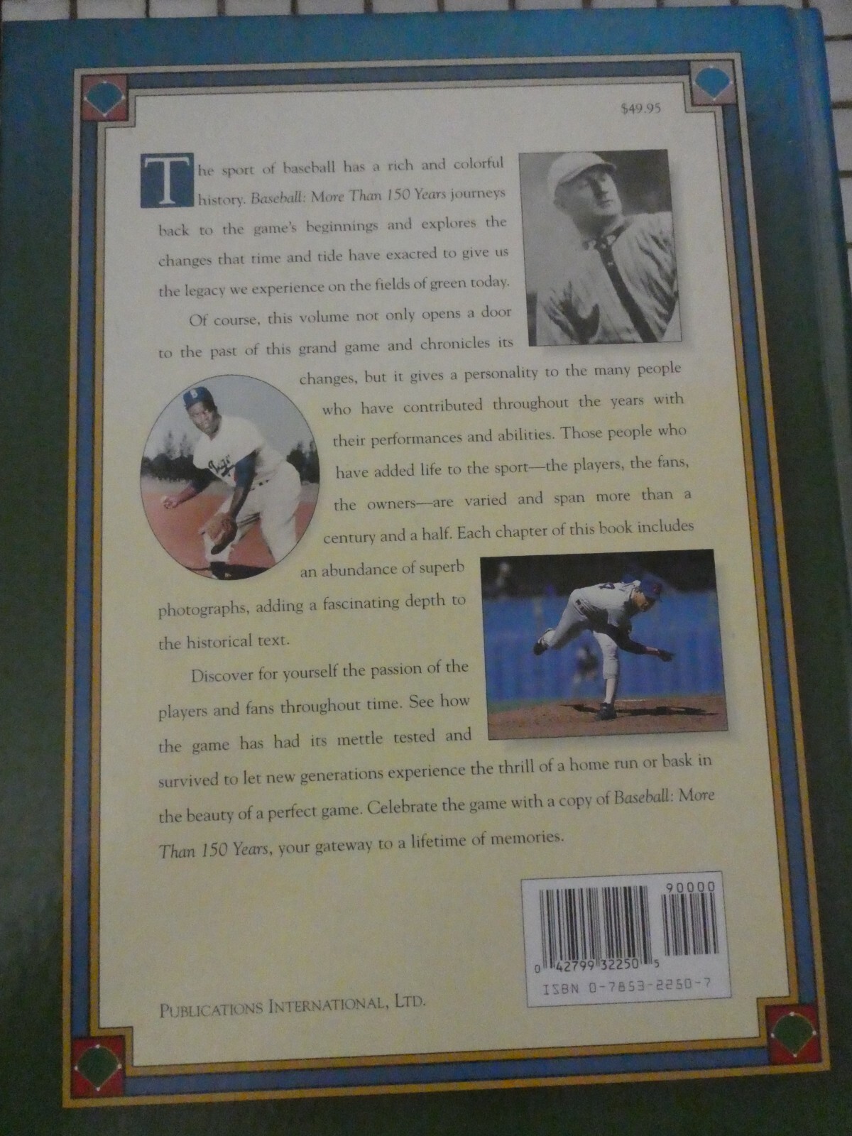 BASEBALL MORE THAN 150 YEARS H/C ILLUSTRATED 1ST EDITION PUB 1997 582 PAGES