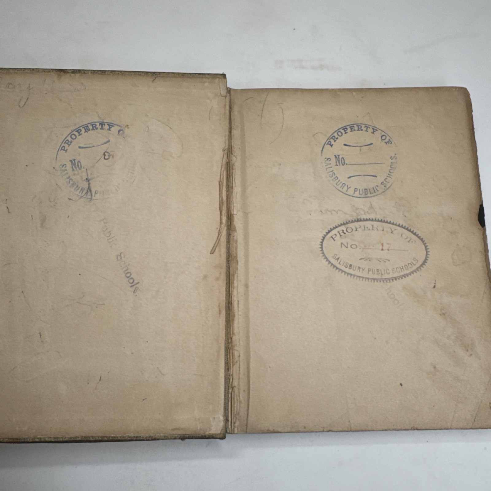 1899 Cyr’s Fourth Reader & 1906 Classics old and New Fourth Reader-VNTG Textbook