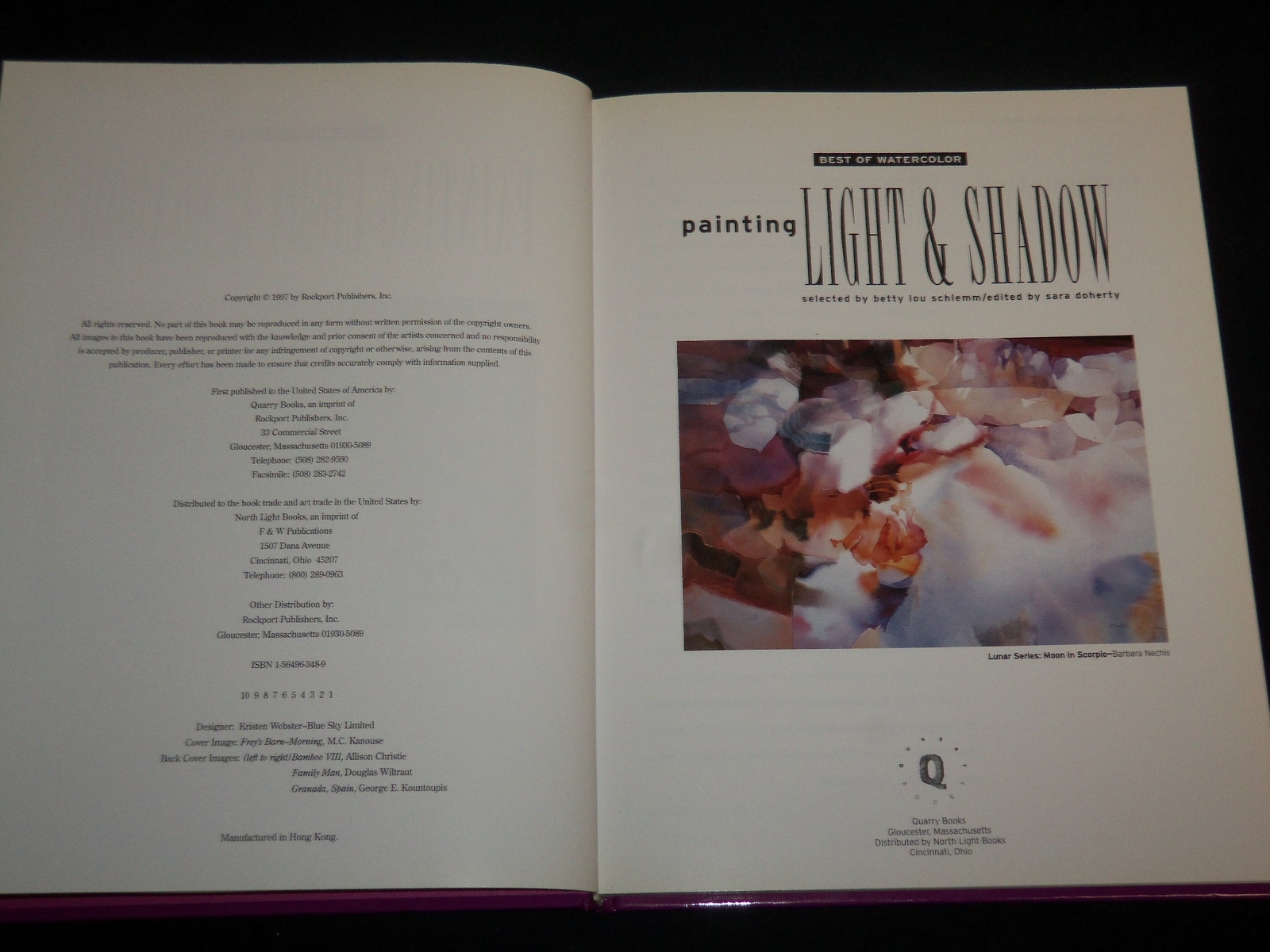 1997 PAINTING LIGHT AND SHADOW HARDCOVER BOOK – GREAT PHOTOS – I 2014