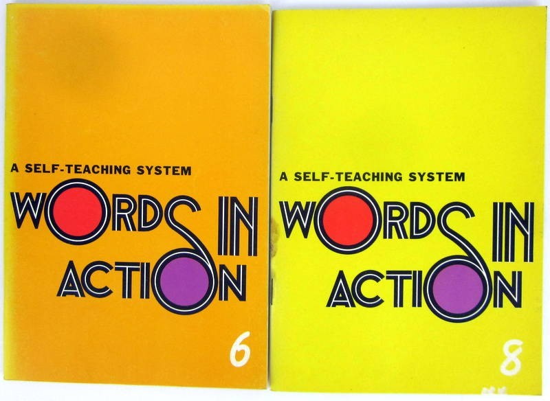 WORDS IN ACTION A Self Teaching System Chinese English Learning 4 5 6 7 8 14 15