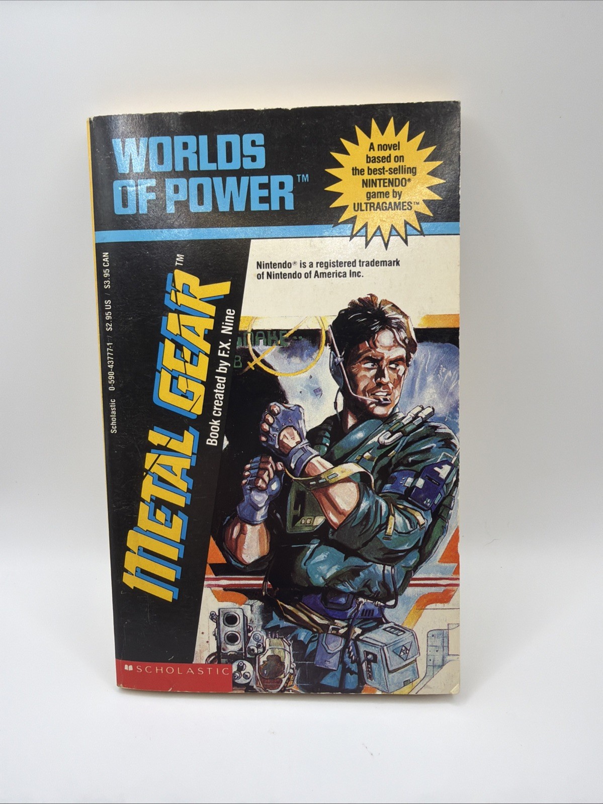 Metal Gear (Worlds of Power) #2 Nintendo Video Games Pb Book 1st Ed