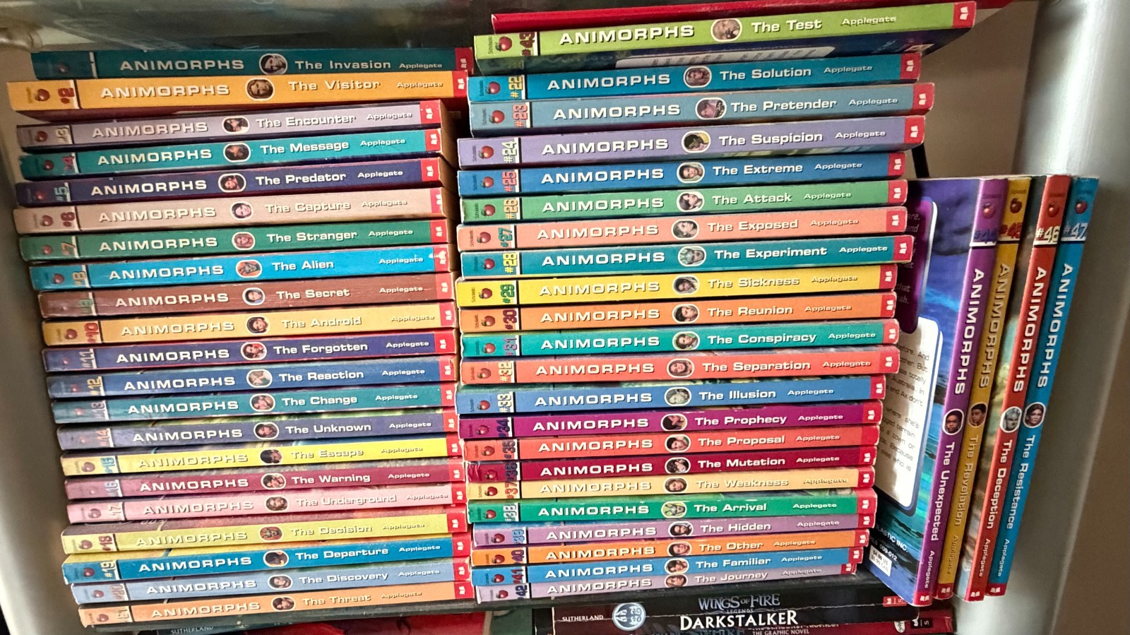 ANIMORPHS Complete Set 1-54 + 11 Extras K.A. Applegate PB VGC First Edition
