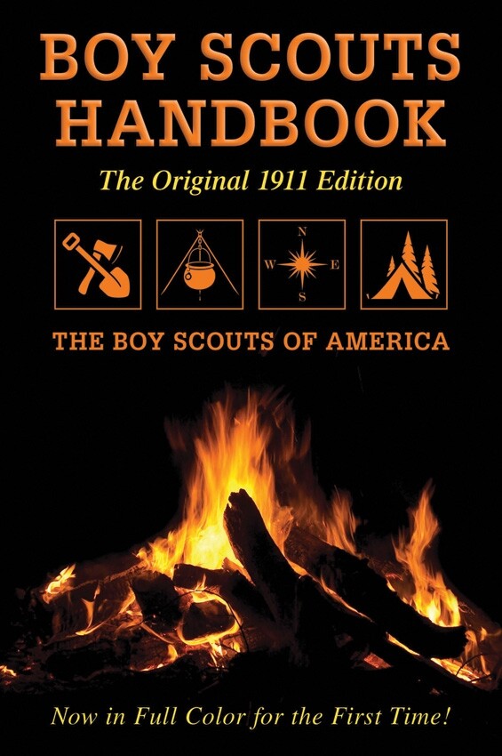 Boy Scouts Hand Book Original 1911 Edition Woodcraft Camping Trailing Standards