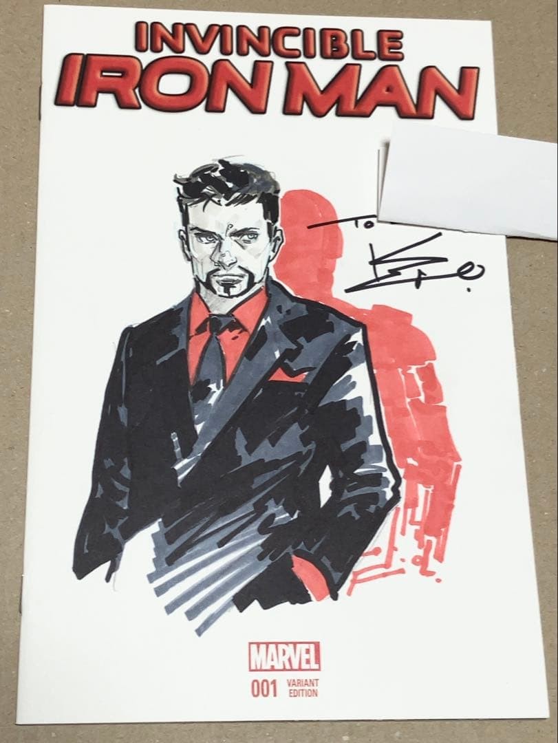 Shirahama Kamome’s original commission: Iron Man Tony Stark from Atelier #QY0NVA