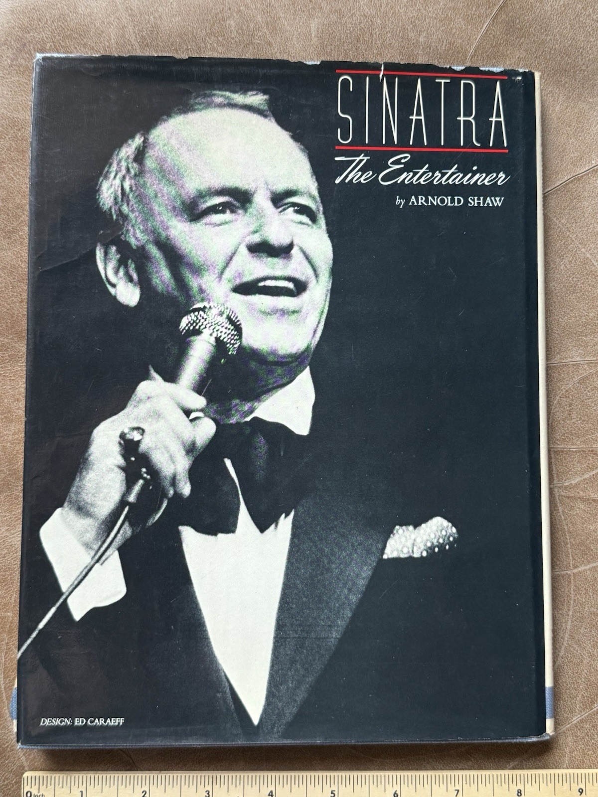 Sinatra: The Entertainer by Arnold Shaw (1982, Hardcover with Dust Jacket)