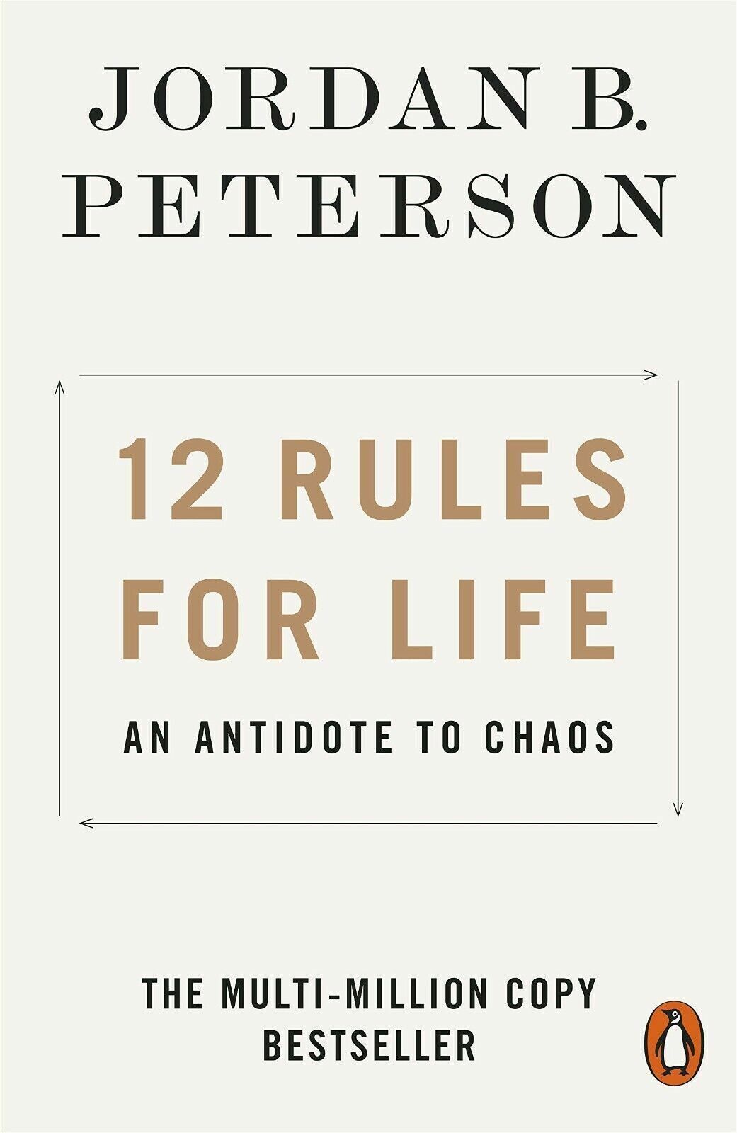 12 Rules for Life: An Antidote to Chaos by Jordan B. Peterson PAPERBACK 2019 ENG
