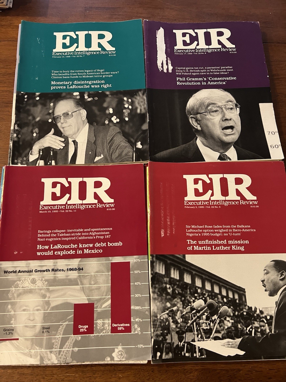 EIR Executive Intelligence Review 51 Issues 1995