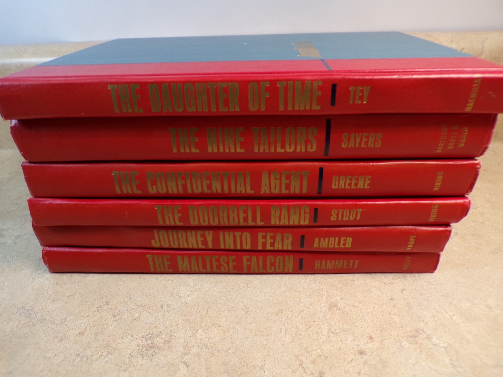 Lot of 6 VINTAGE 1950’s Macmillian Novels Hardcover Books