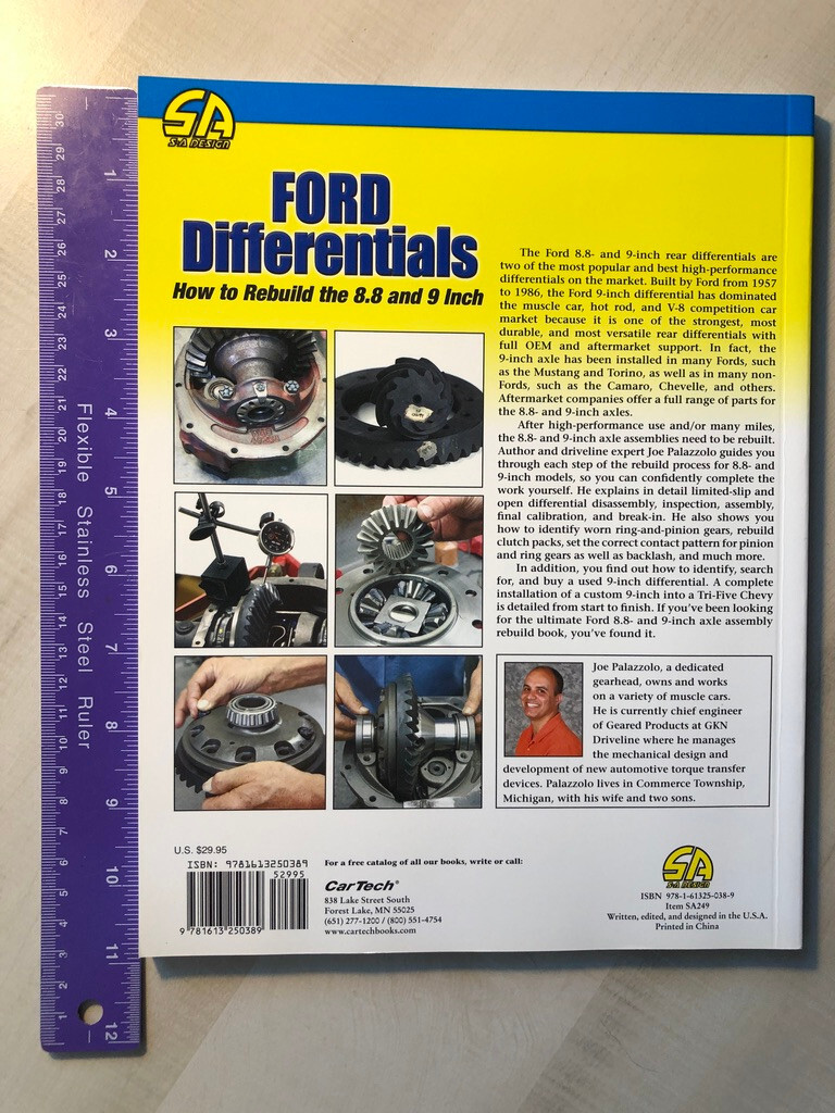 Like New Condition 2013 “Ford Differentials—How to Rebuild the 8.8 and 9 Inch”