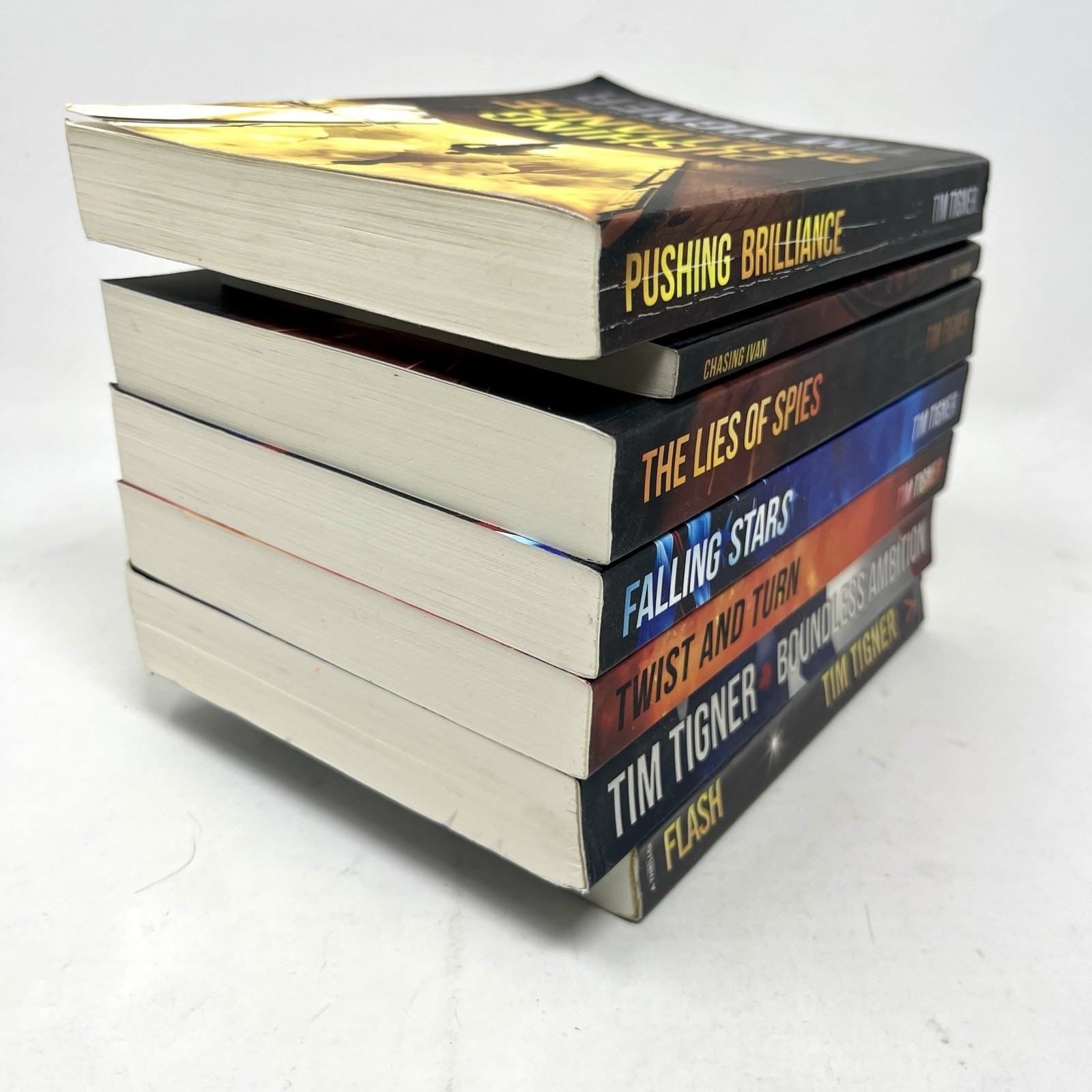 7 PB Book Lot Tim Tigner Complete Kyle Achilles Ser1-6 plus standalone “Flash”