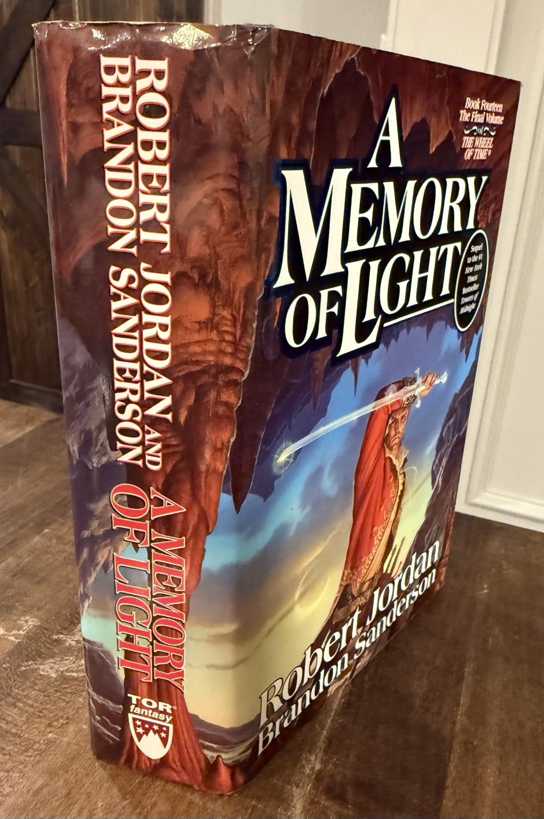 Robert Jordan & Brandon Sanderson A Memory of Light Hardcover Autographed 1st Ed