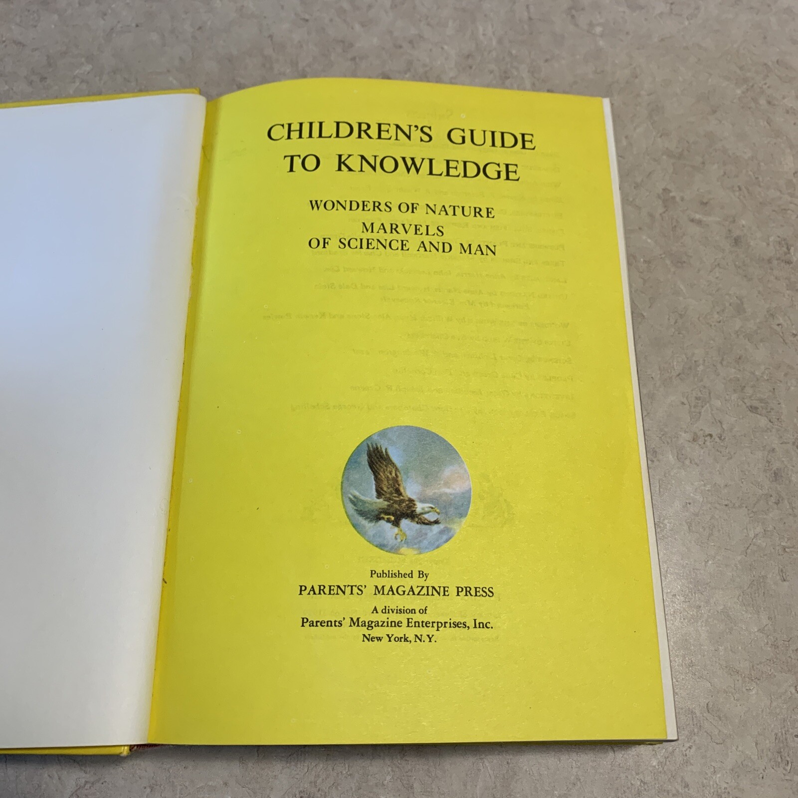 Children’s Guide To Knowledge Parents Magazine Press 1971 Hardback