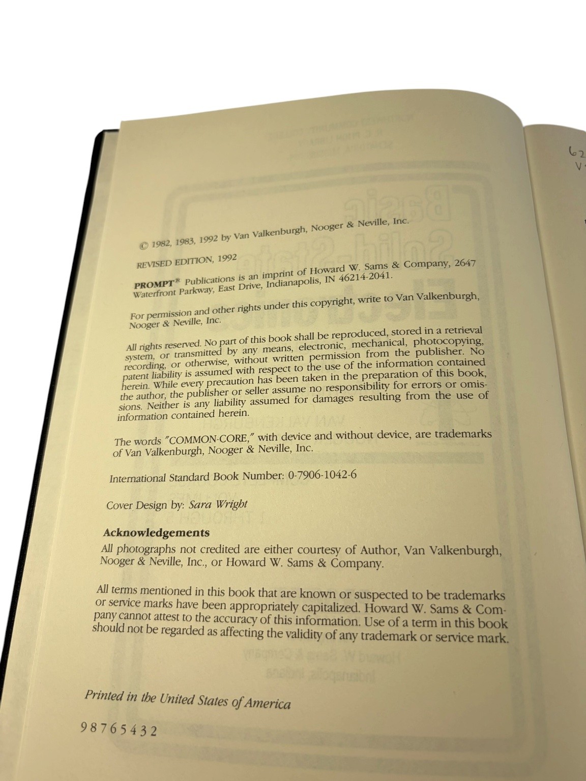 Basic Solid-State Electronics Van Valkenburgh 1992 Revised Edition Prompt