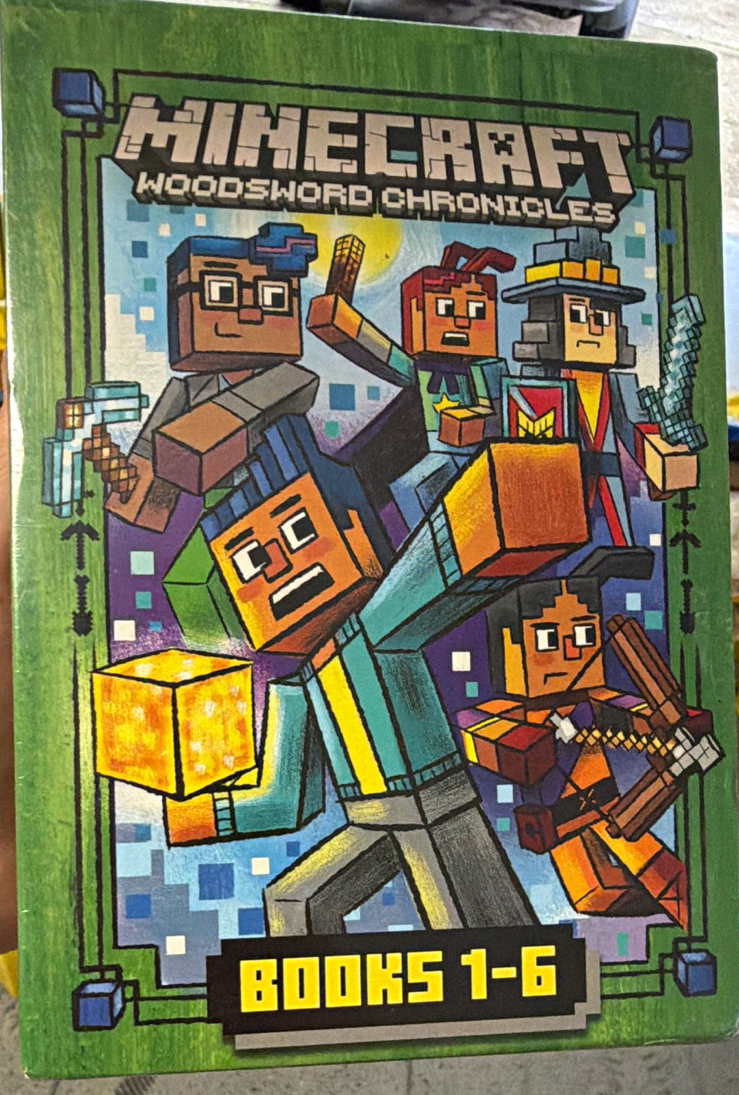 Minecraft Woodsword Chronicles Books 1-6 Box Set by Nick Eliopulos, Random House