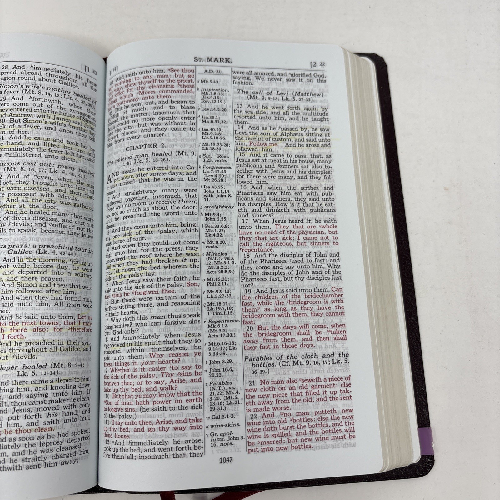Holy Bible Scofield Study System Oxford Red Letter Concordance KJV